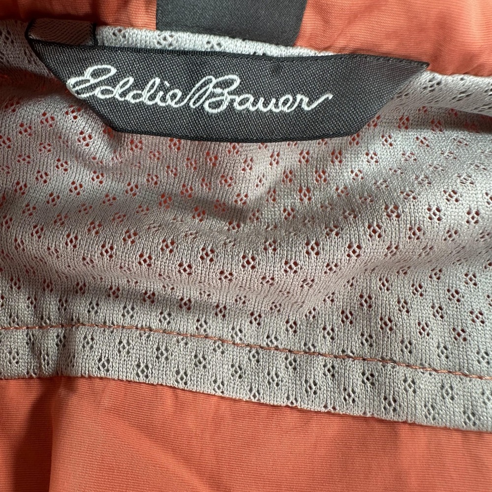 Eddie Bauer Travex Vest Womens Small Coral Nylon Lightweight Travel Hiking Zip - Picture 5 of 13